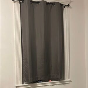 Elegant Gray Blackout Curtain